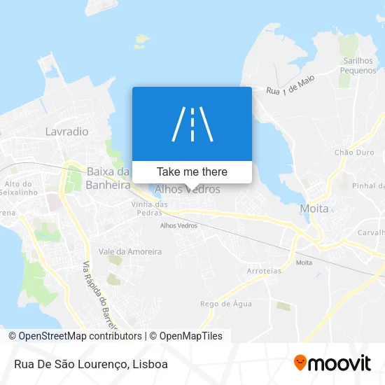 Rua De São Lourenço map