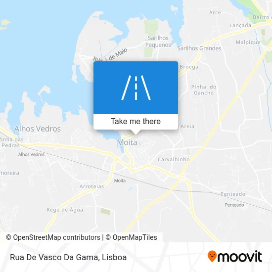 Rua De Vasco Da Gama map