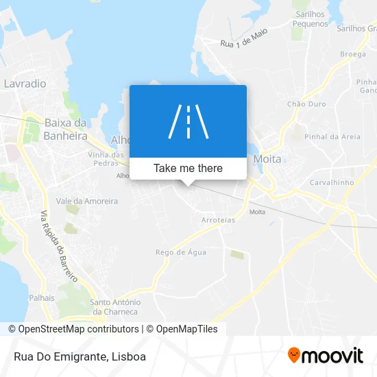 Rua Do Emigrante map