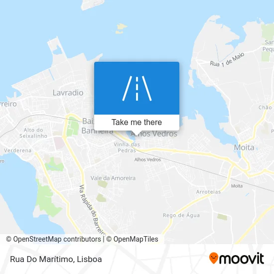 Rua Do Marítimo map