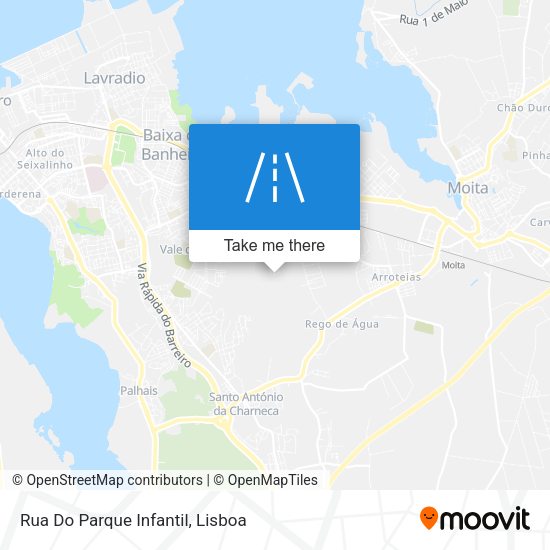 Rua Do Parque Infantil mapa