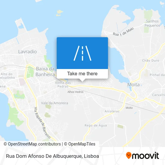 Rua Dom Afonso De Albuquerque map