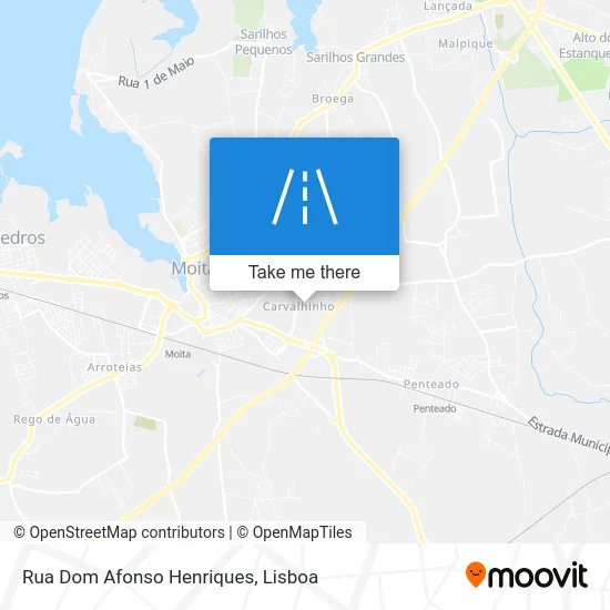 Rua Dom Afonso Henriques map