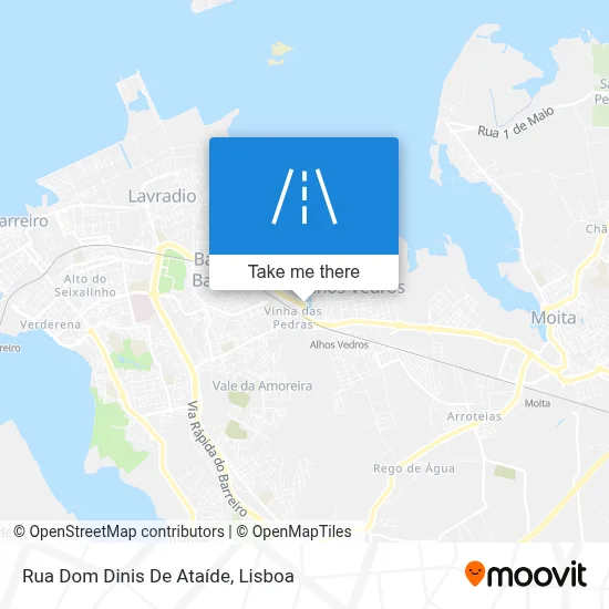 Rua Dom Dinis De Ataíde map