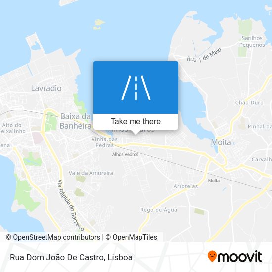 Rua Dom João De Castro map