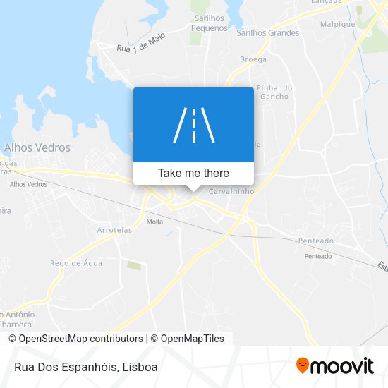 Rua Dos Espanhóis map
