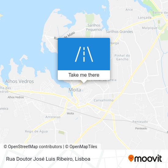 Rua Doutor José Luis Ribeiro map