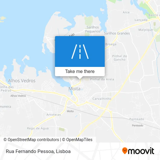 Rua Fernando Pessoa map