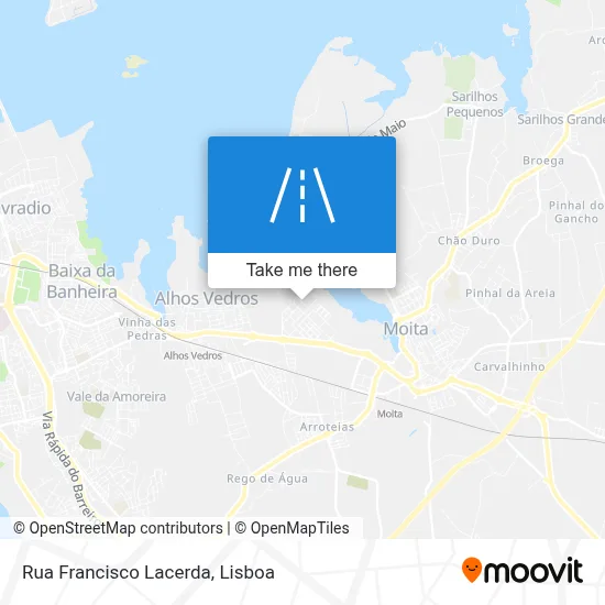 Rua Francisco Lacerda map