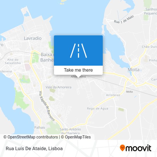 Rua Luís De Ataíde map
