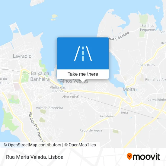 Rua Maria Veleda map
