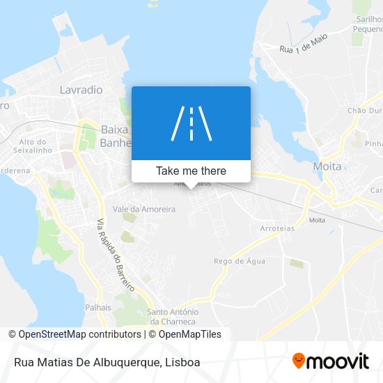 Rua Matias De Albuquerque mapa
