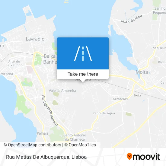 Rua Matias De Albuquerque map