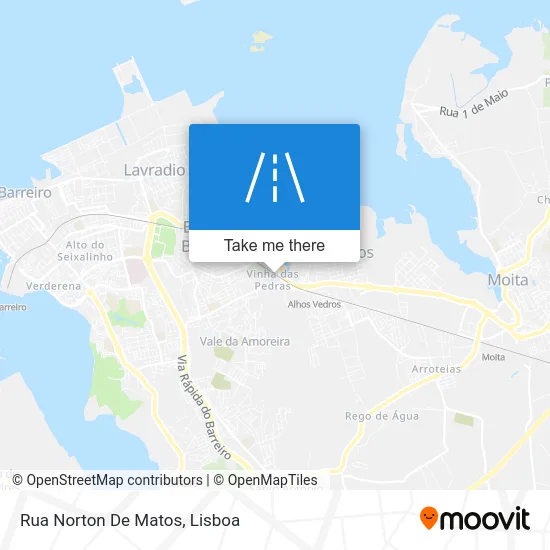 Rua Norton De Matos map