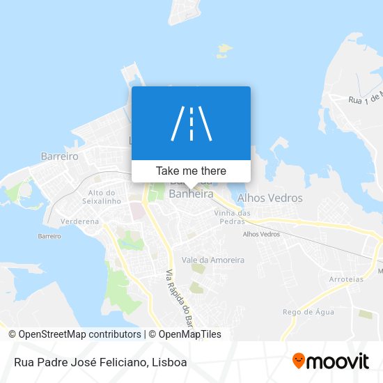 Rua Padre José Feliciano map