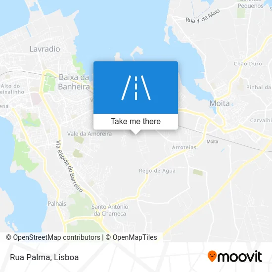 Rua Palma map
