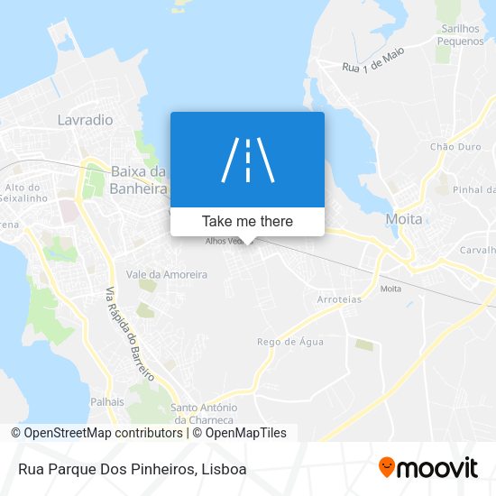 Rua Parque Dos Pinheiros mapa