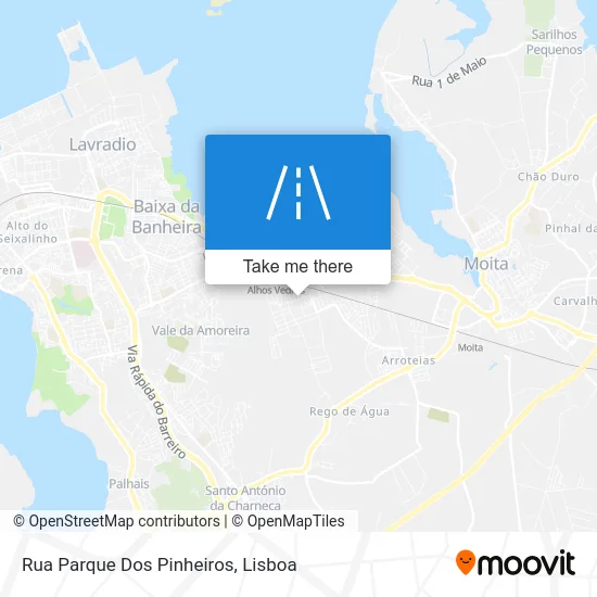 Rua Parque Dos Pinheiros map