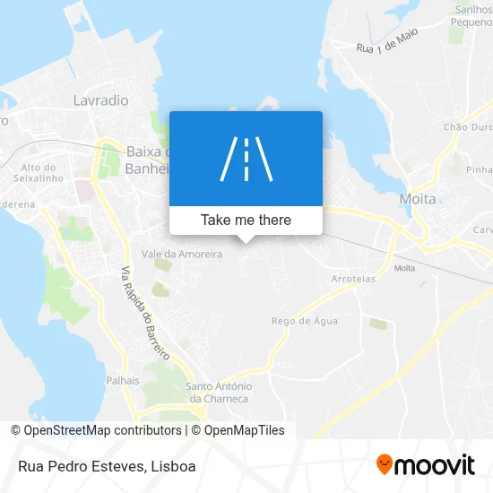 Rua Pedro Esteves map