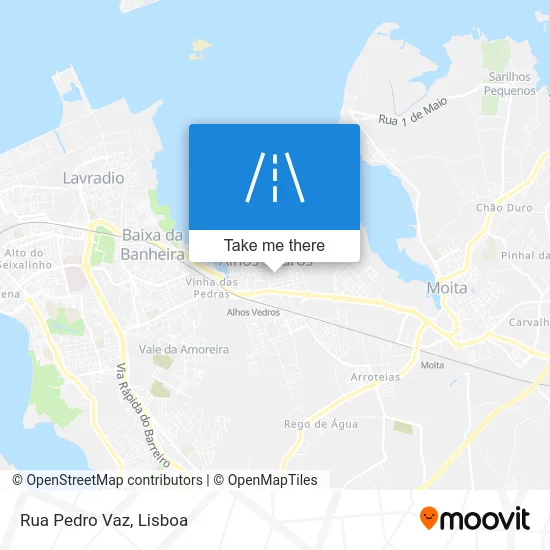 Rua Pedro Vaz map