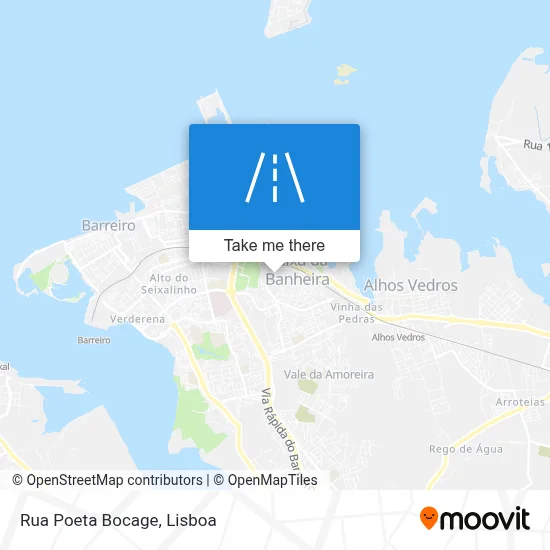 Rua Poeta Bocage map