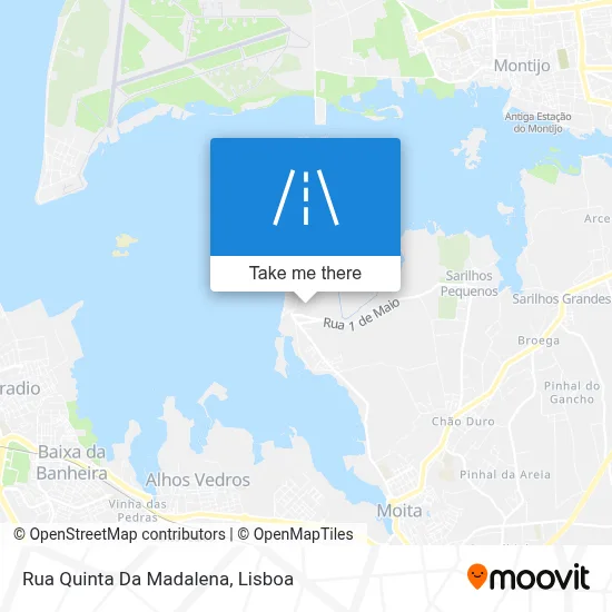 Rua Quinta Da Madalena map