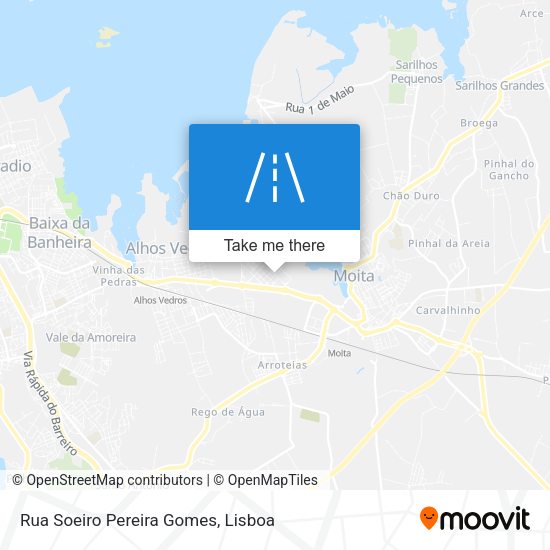 Rua Soeiro Pereira Gomes mapa