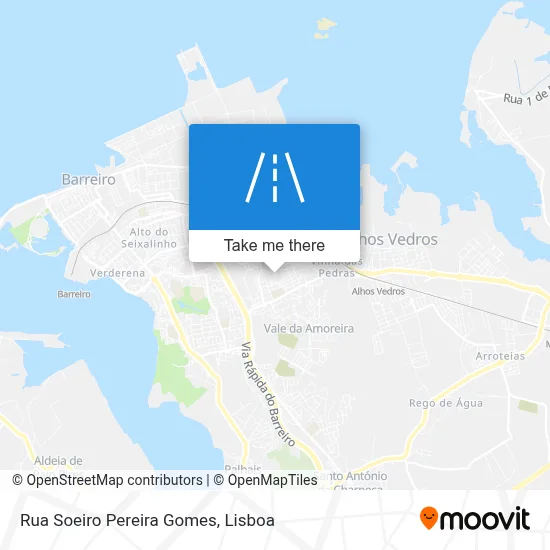 Rua Soeiro Pereira Gomes map