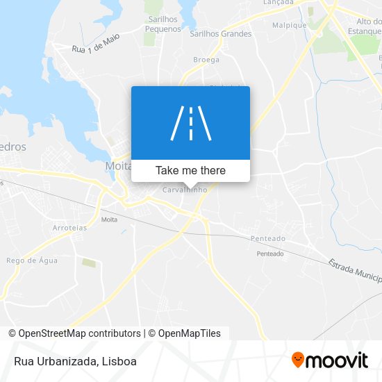 Rua Urbanizada mapa