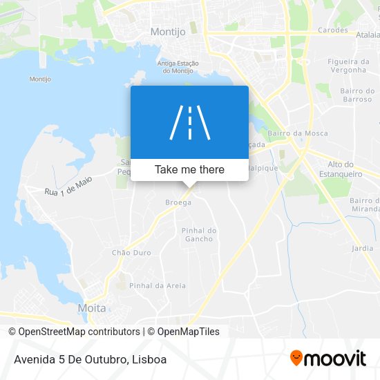 Avenida 5 De Outubro mapa