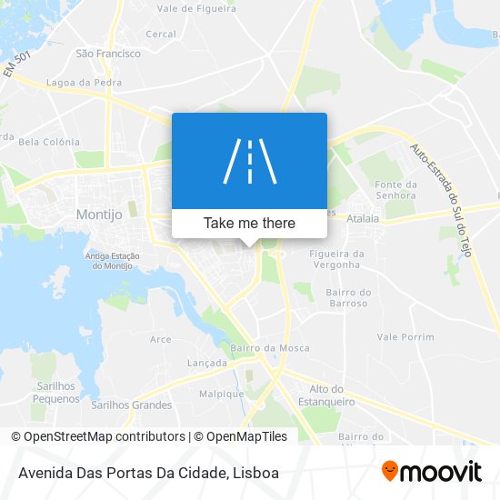 Avenida Das Portas Da Cidade map