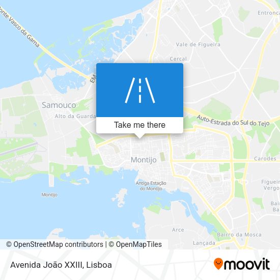 Avenida João XXIII map