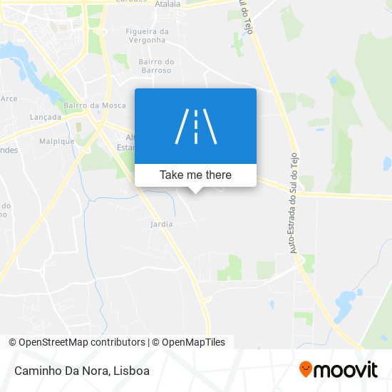 Caminho Da Nora map