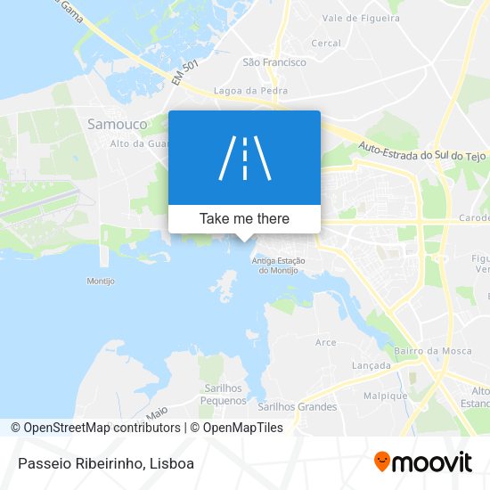 Passeio Ribeirinho mapa