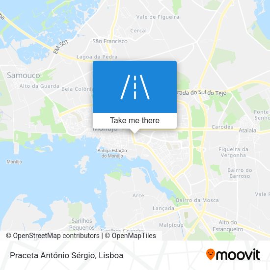 Praceta António Sérgio map