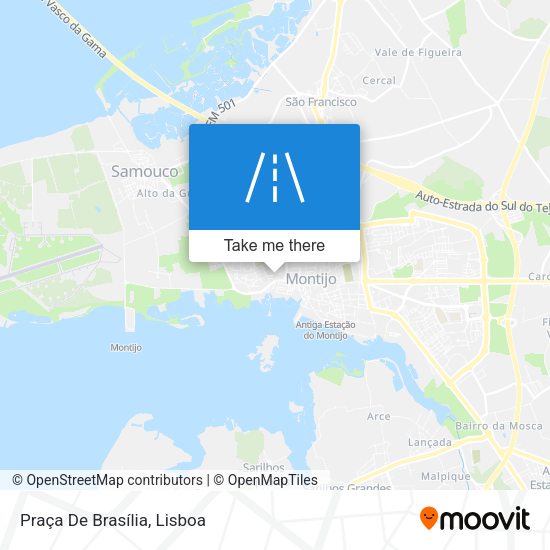 Praça De Brasília mapa