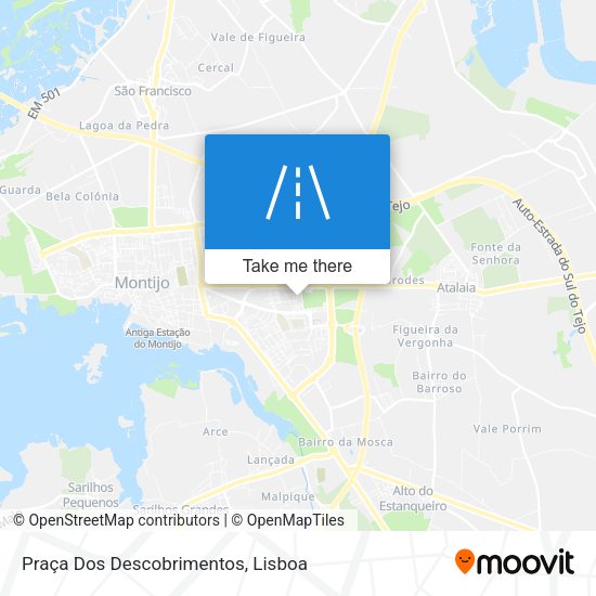 Praça Dos Descobrimentos mapa