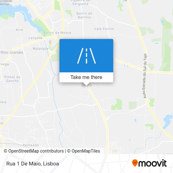 Rua 1 De Maio mapa