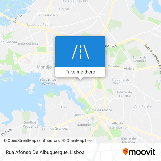 Rua Afonso De Albuquerque mapa