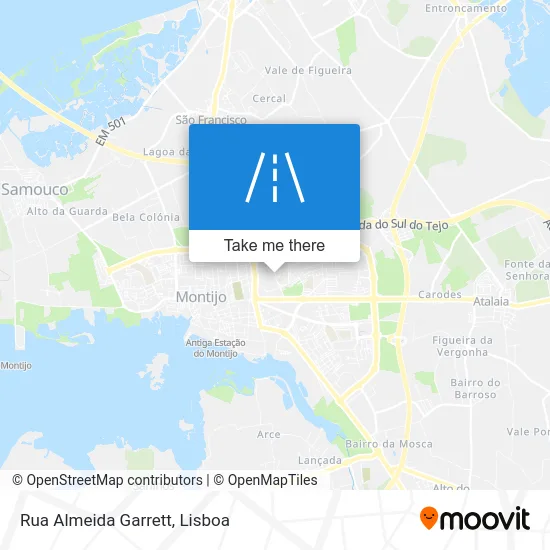 Rua Almeida Garrett map