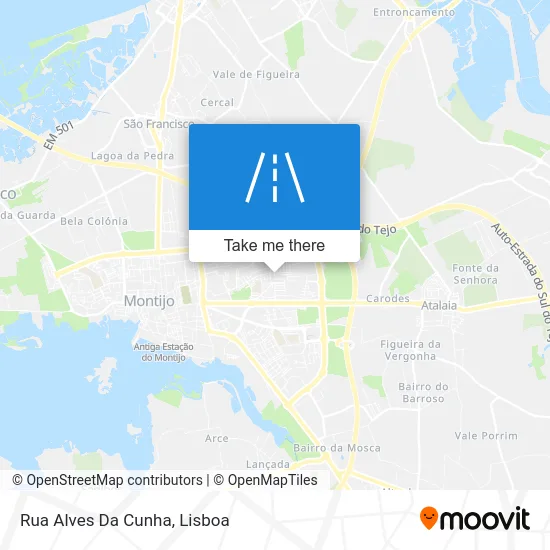 Rua Alves Da Cunha map