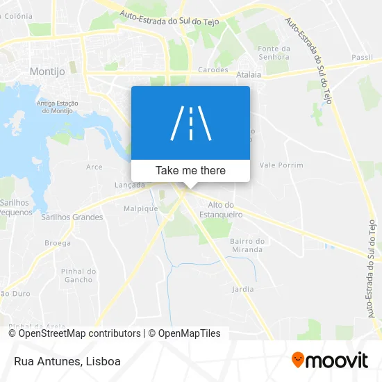 Rua Antunes map