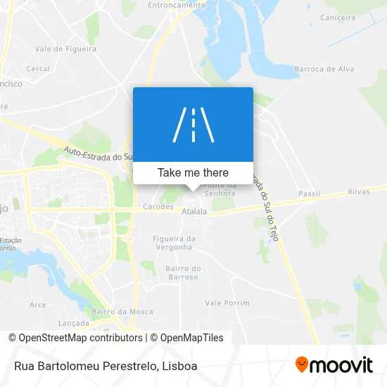 Rua Bartolomeu Perestrelo map