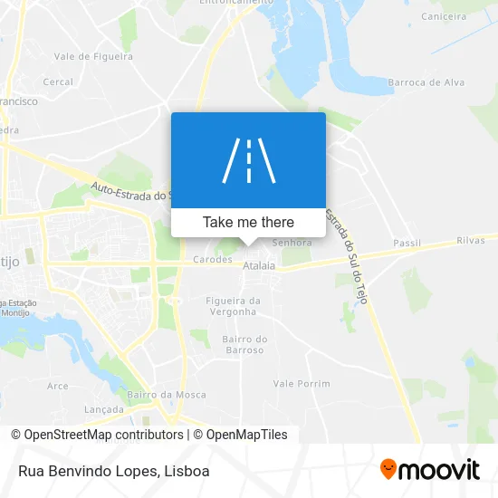 Rua Benvindo Lopes map