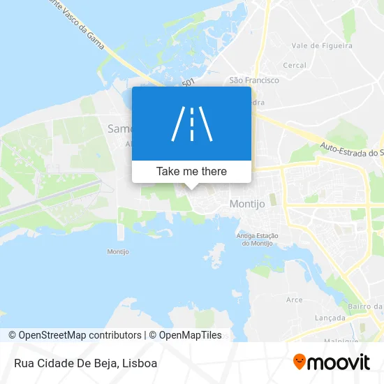 Rua Cidade De Beja map
