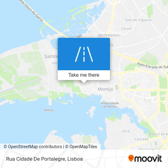 Rua Cidade De Portalegre map