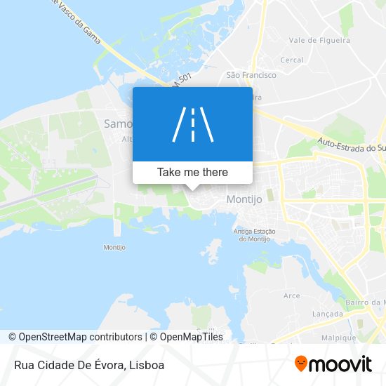 Rua Cidade De Évora map