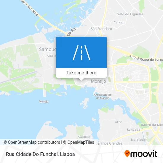 Rua Cidade Do Funchal map