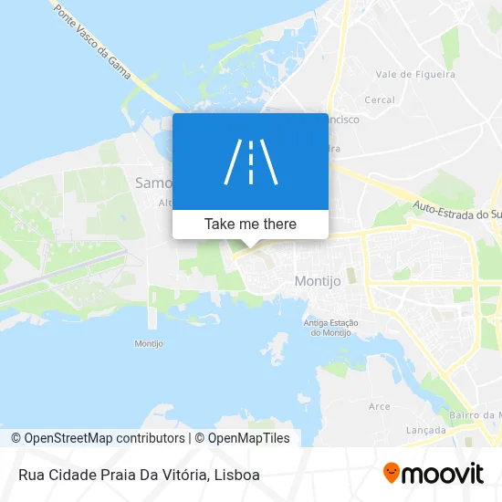 Rua Cidade Praia Da Vitória map