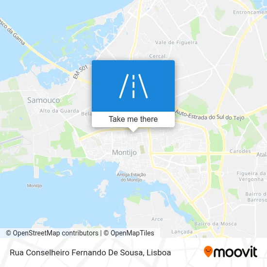 Rua Conselheiro Fernando De Sousa map